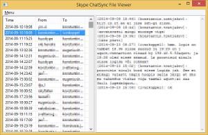 Skype Chatsync Viewer